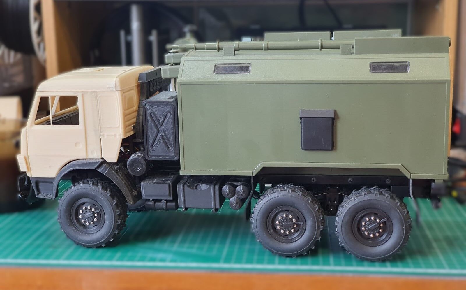 KAMAZ 5350 WPL  B36 Printable truck 3D print model_9