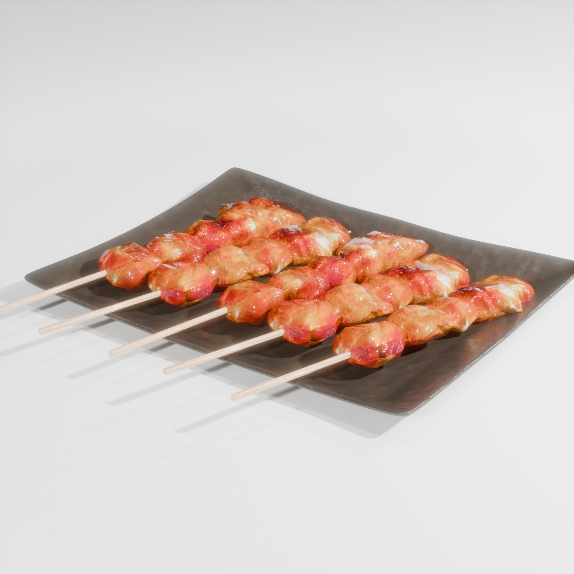 Yakitori Free Free low-poly 3D model_3