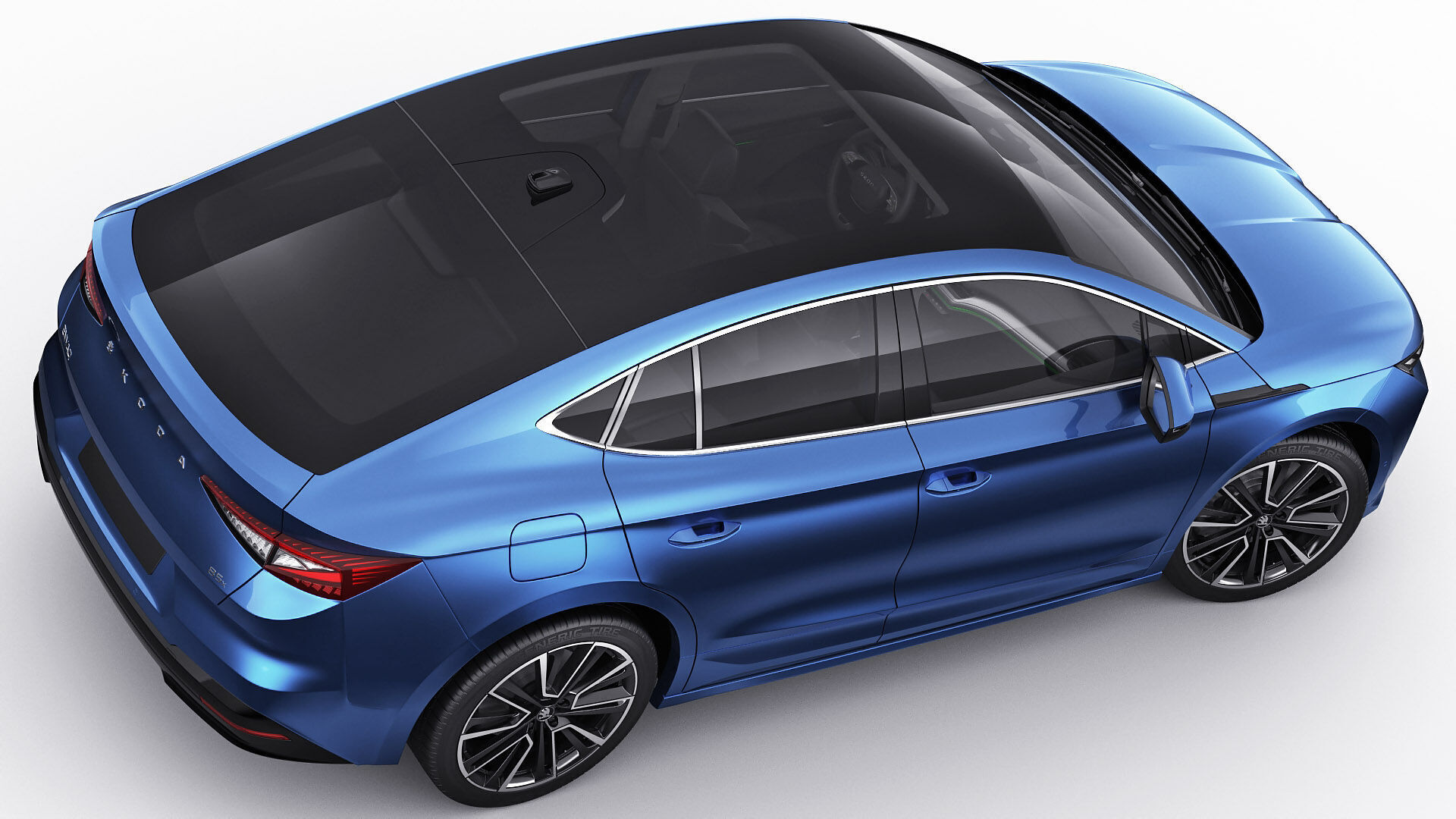 Skoda Enyaq Coupe 2025 3D model_11