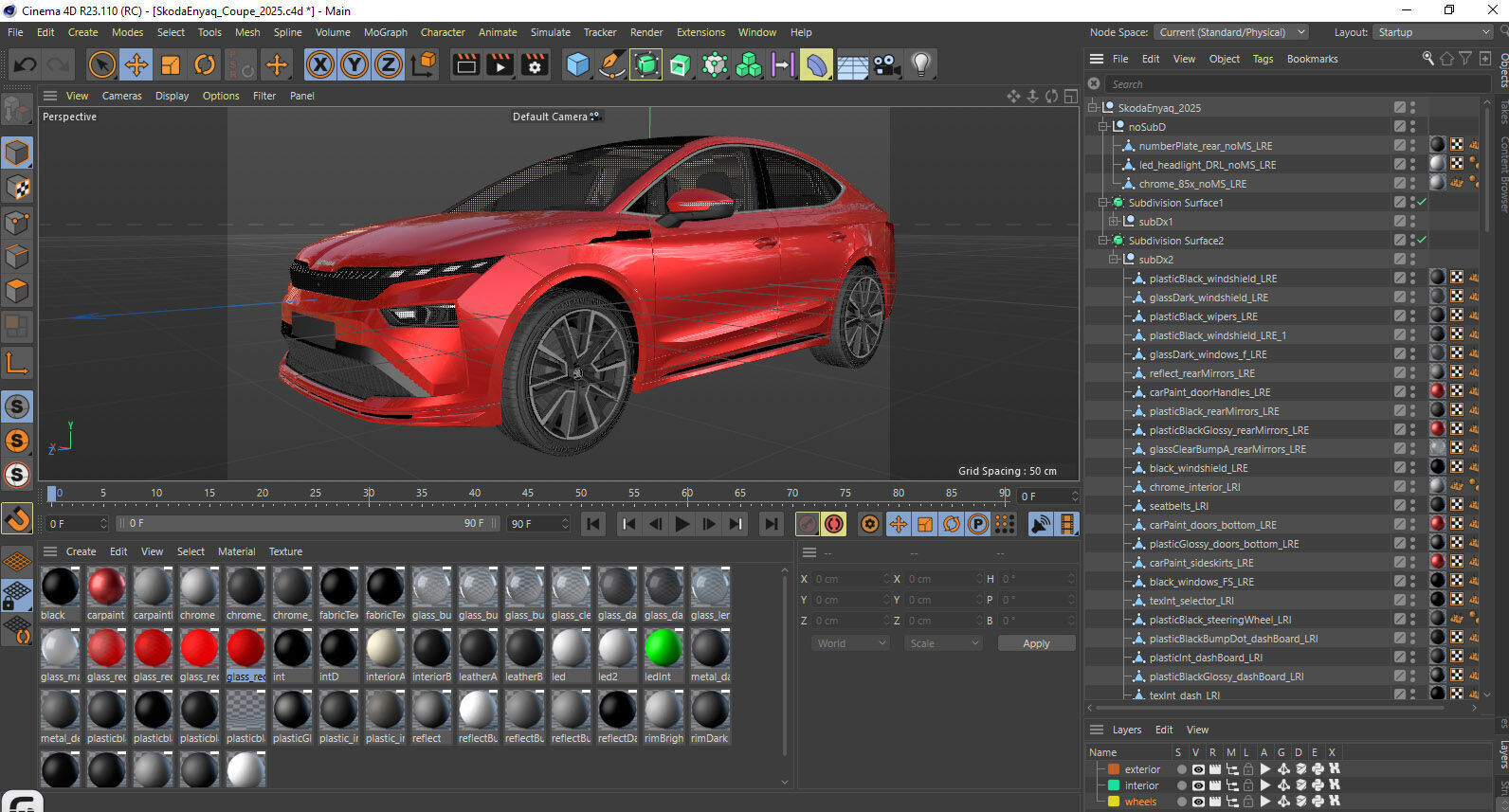 Skoda Enyaq Coupe 2025 3D model_30