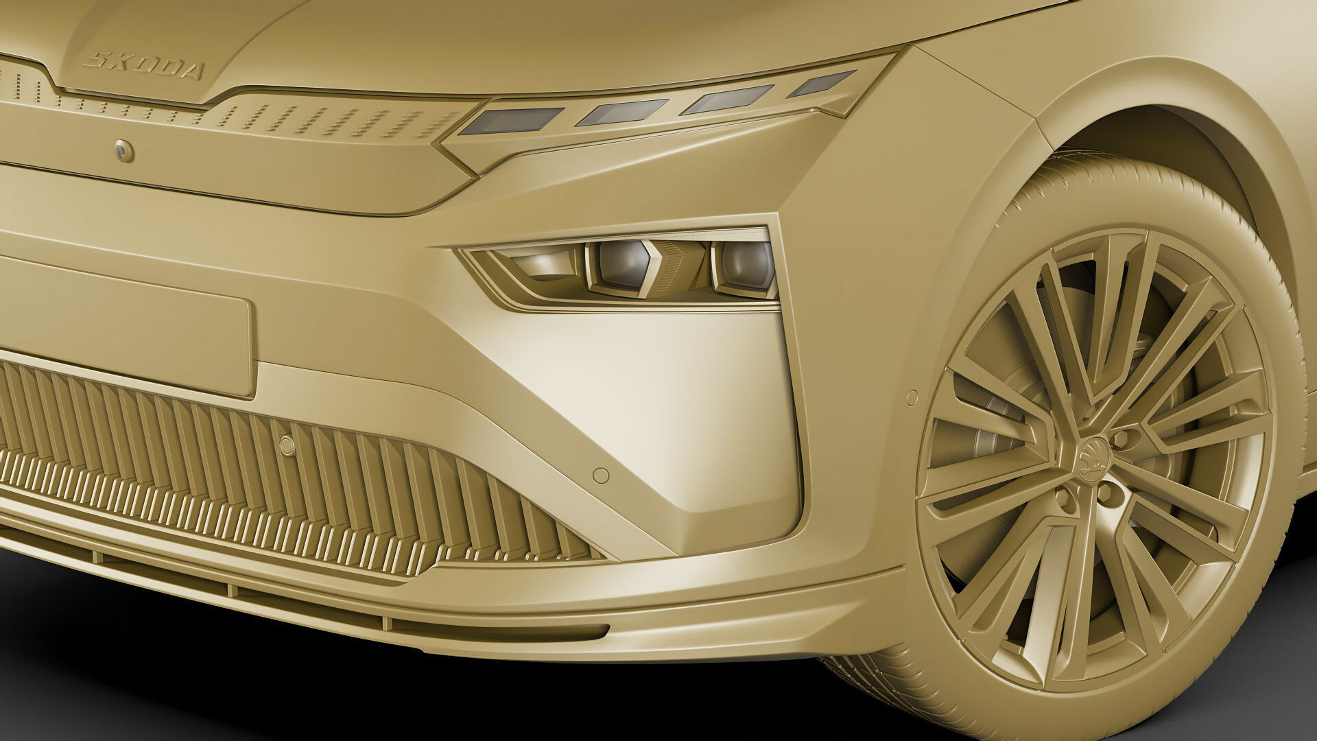 Skoda Enyaq Coupe 2025 3D model_22