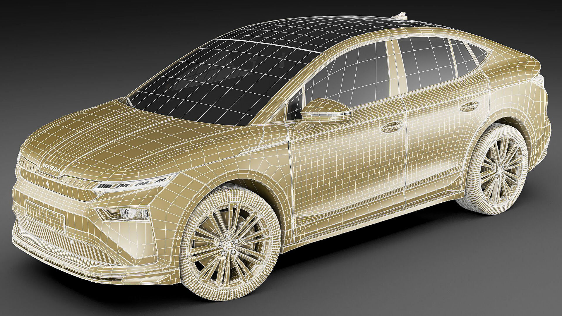 Skoda Enyaq Coupe 2025 3D model_25