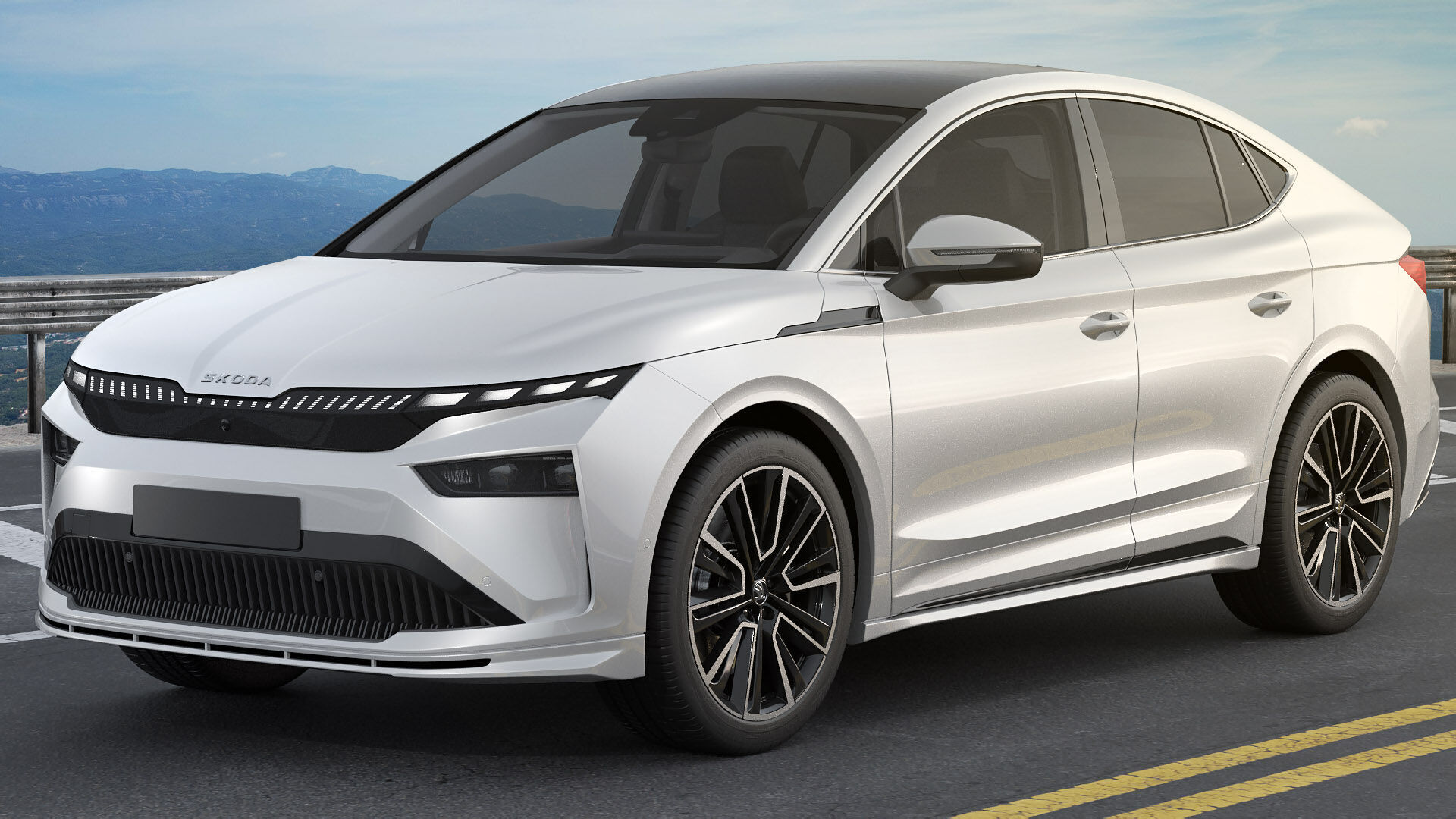 Skoda Enyaq Coupe 2025 3D model_3