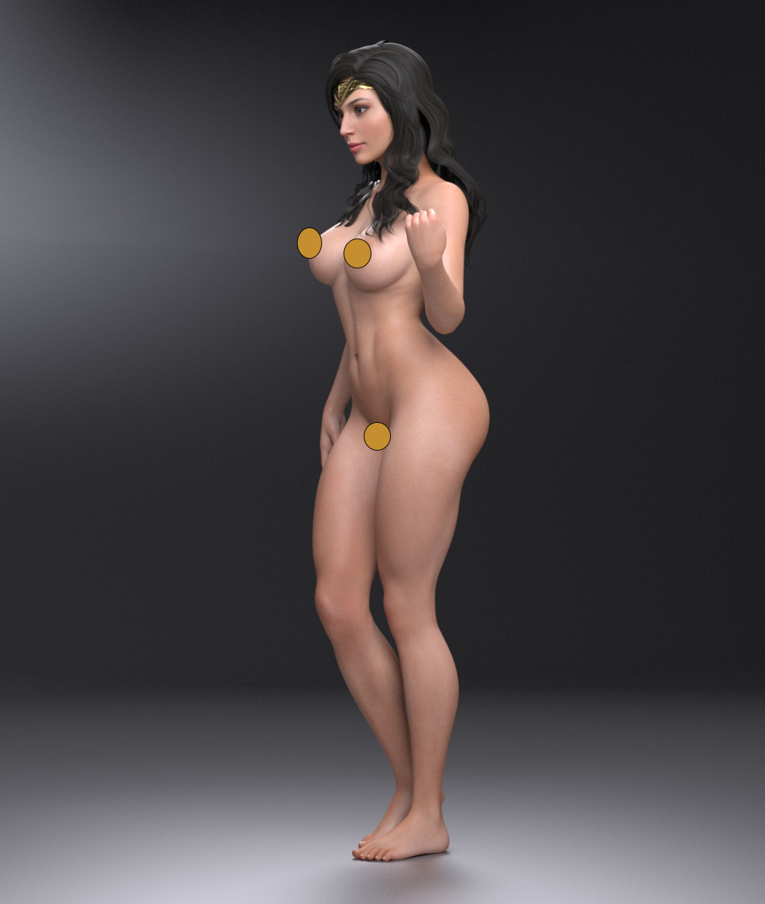 Wonder Woman 3D print model_1