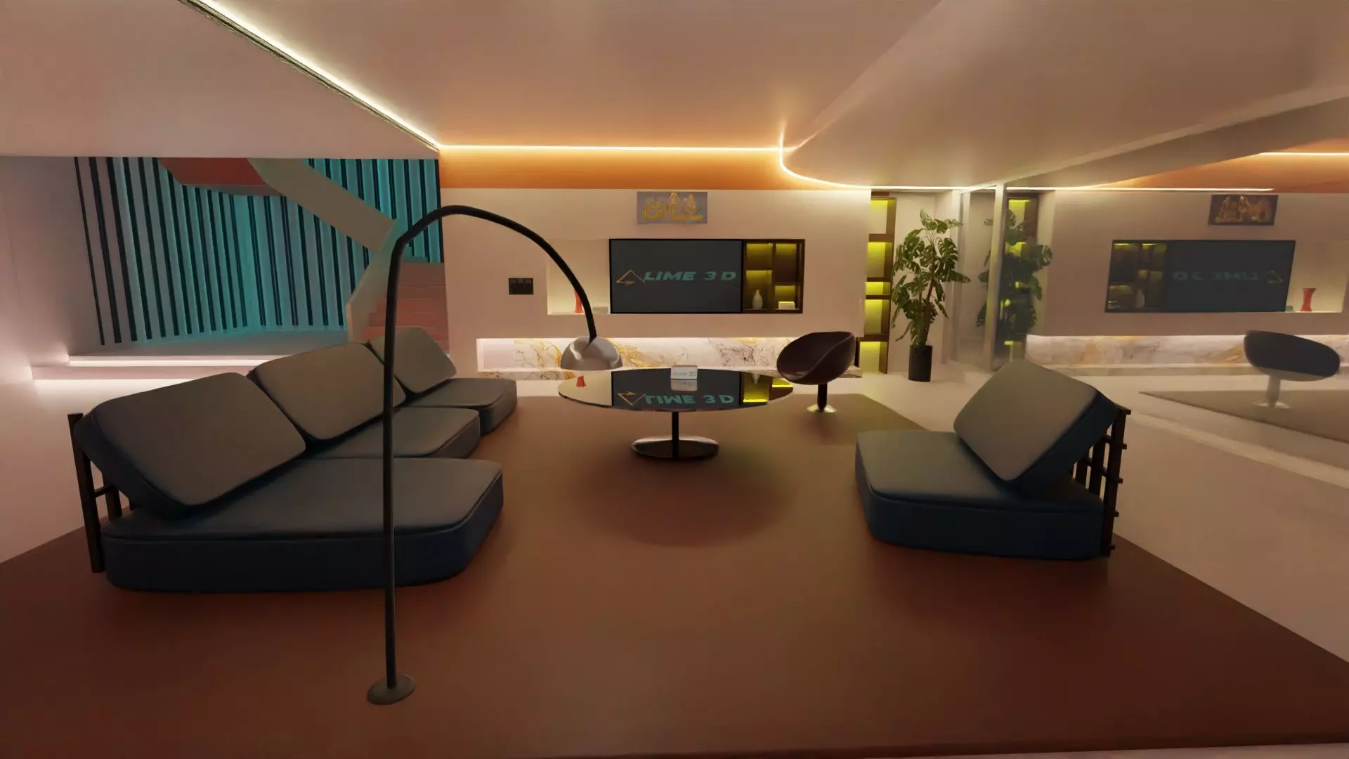 High-Quality Luxury House 3D Model  Modern Architectural Design 3D model_0