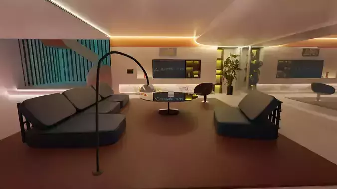 High-Quality Luxury House 3D Model  Modern Architectural Design 3D model