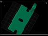 Iced And Out Razor Blade Pendant 3D print model_1