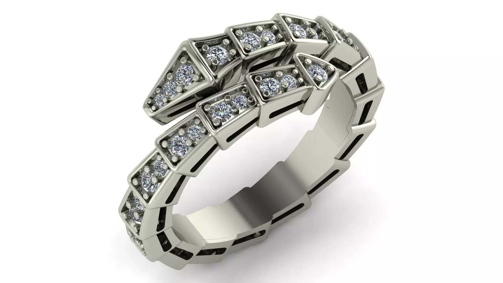 Serpant Ring-Printable Model 3D print model_0