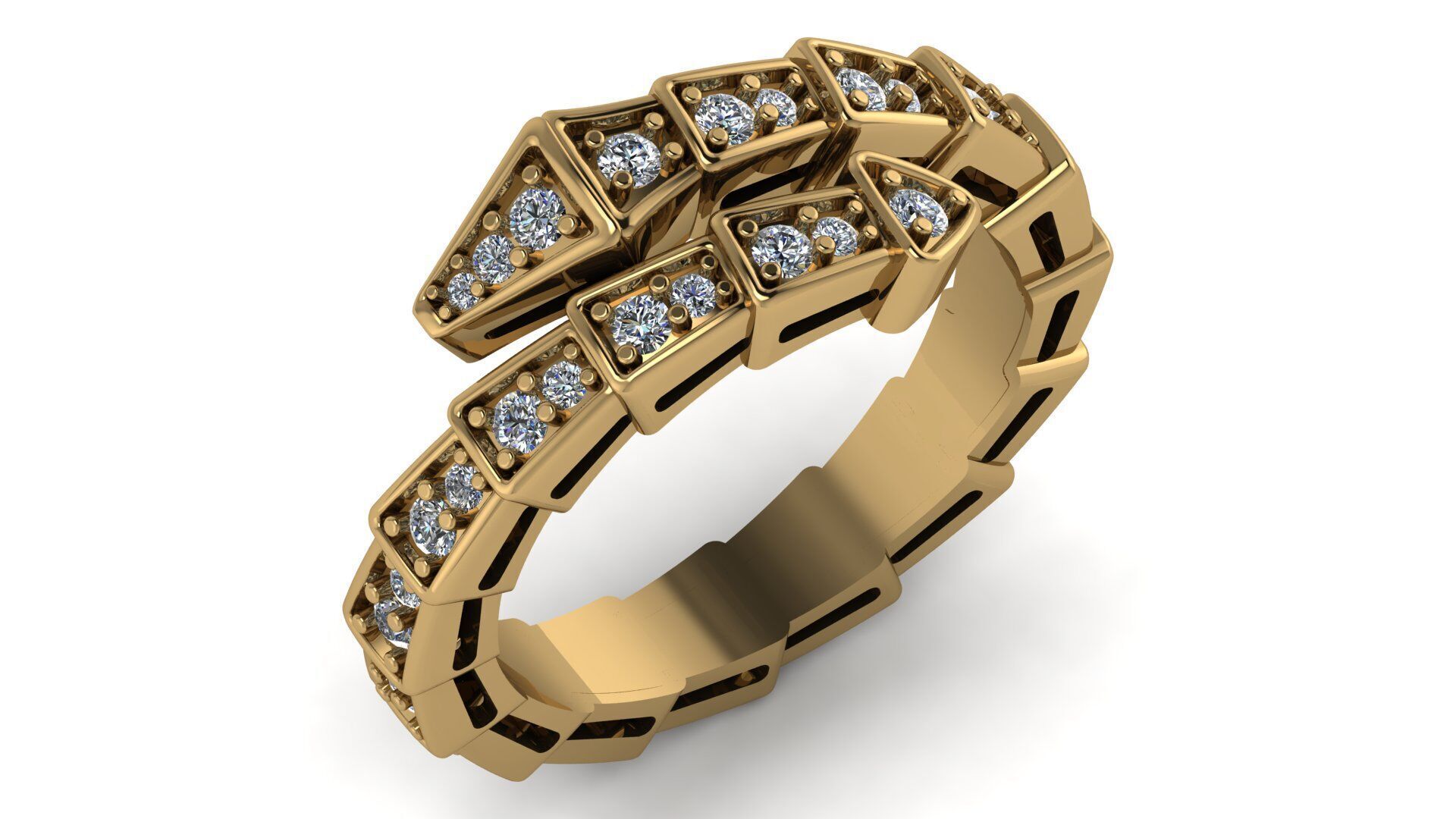 Serpant Ring-Printable Model 3D print model_3
