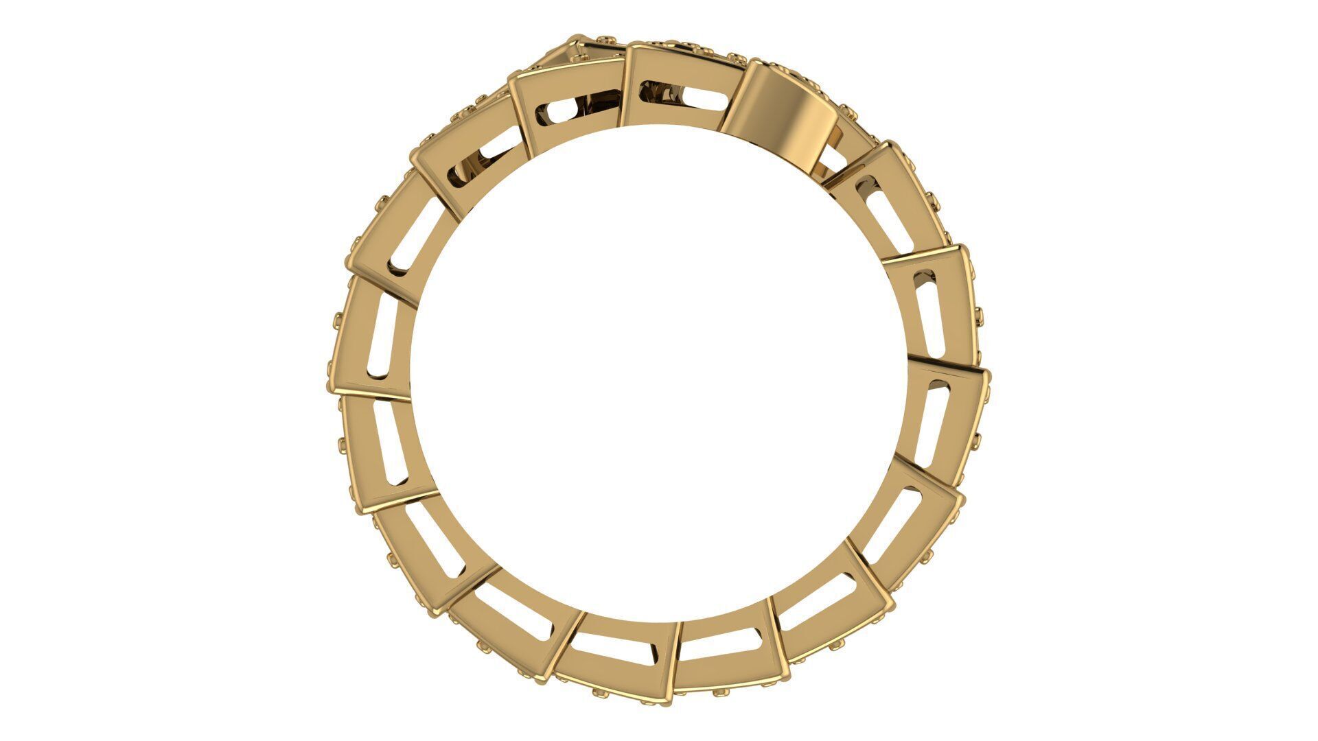 Serpant Ring-Printable Model 3D print model_4