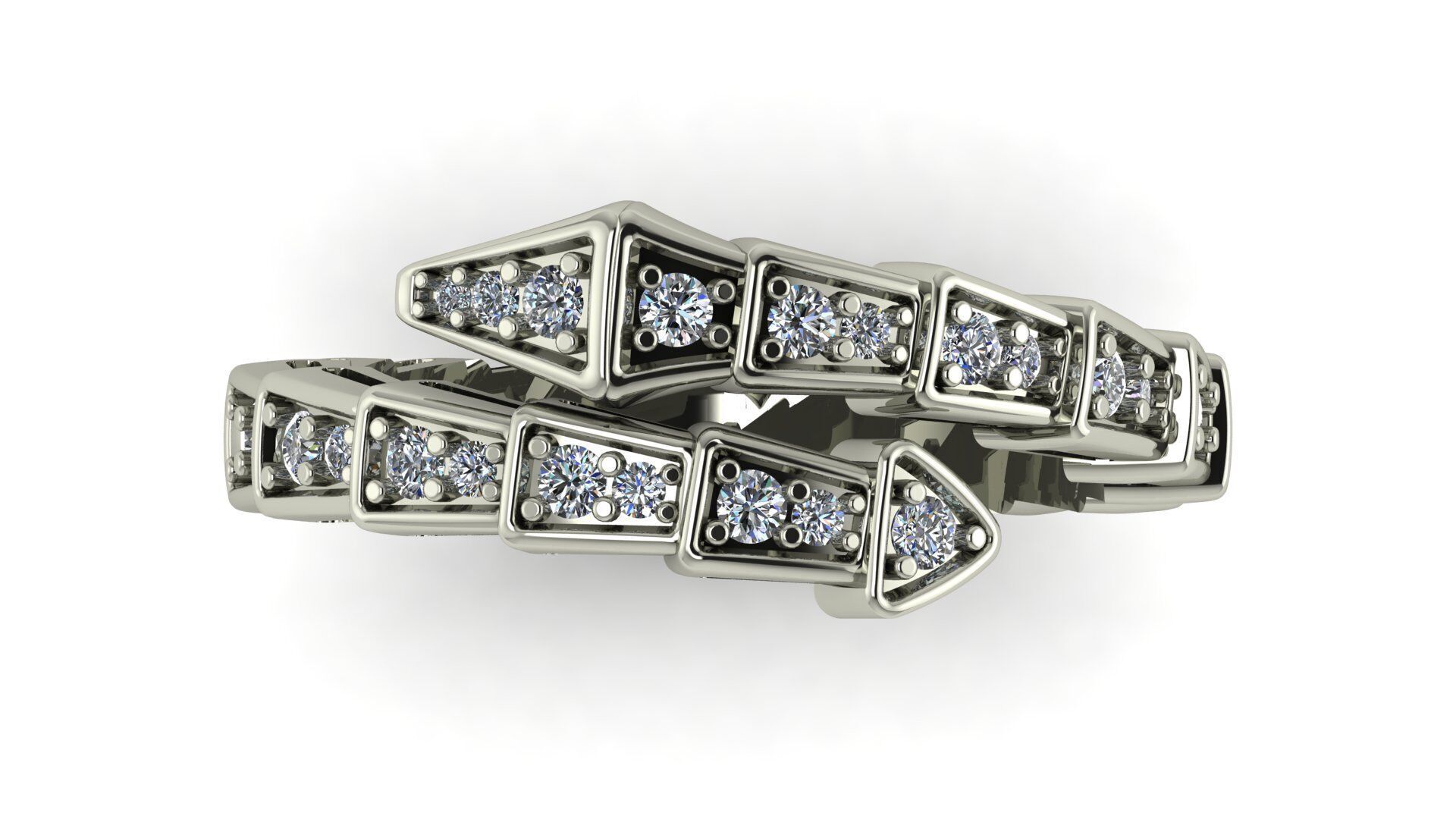 Serpant Ring-Printable Model 3D print model_1