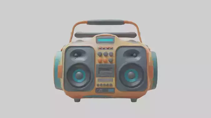 Cartoon Boombox model