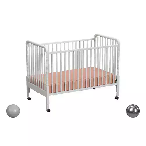 Jenny Lind 3-in-1 Convertible Crib in White