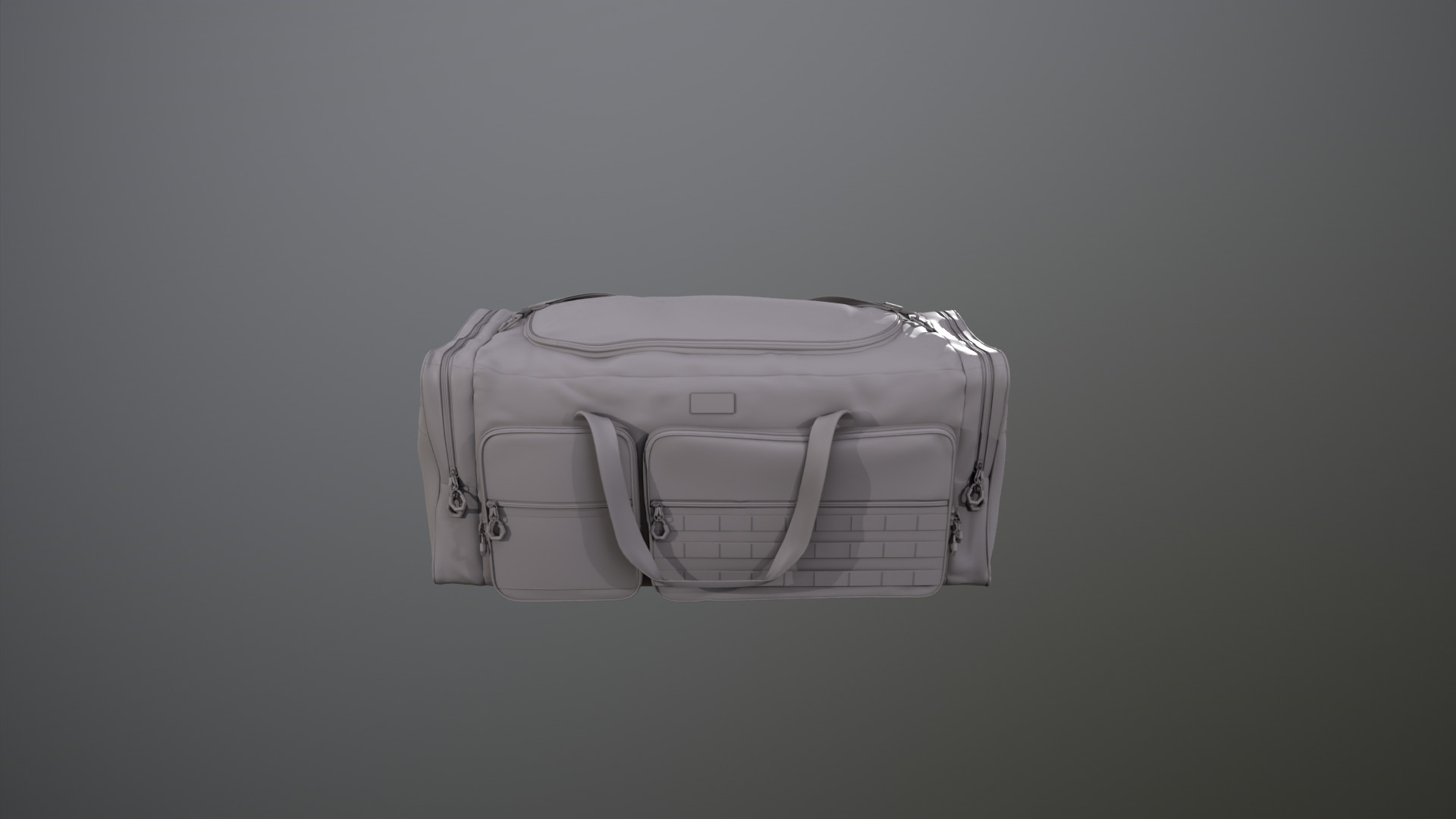 Hand bag Low-poly 3D model_2