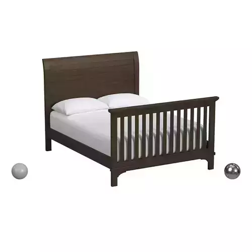  Taylor Crib To Full Bed Conversion 3D model