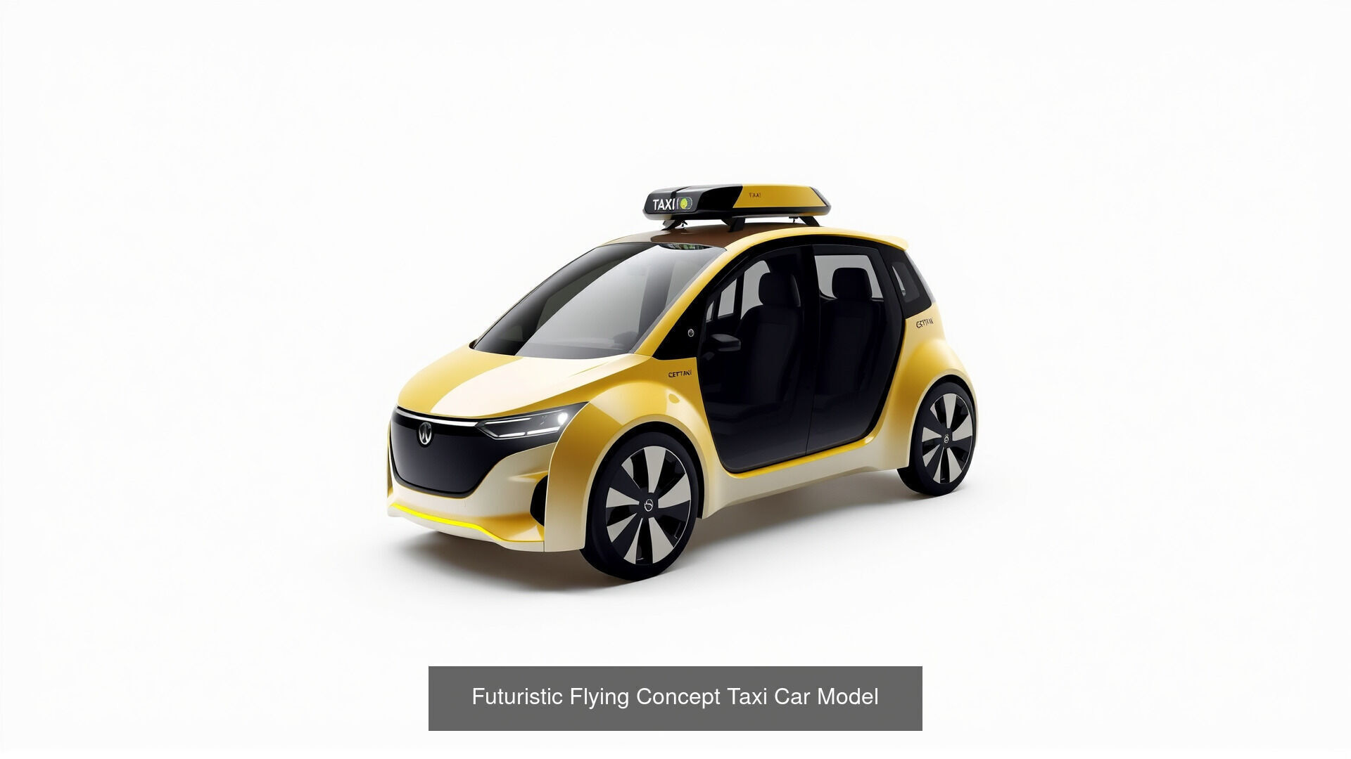 Futuristic Taxi Concepts Pack 3D Model Collection_6