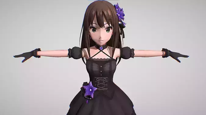 Rin Shibuya - Triad Primus - The Idolmaster Cinderella Girls 3D model