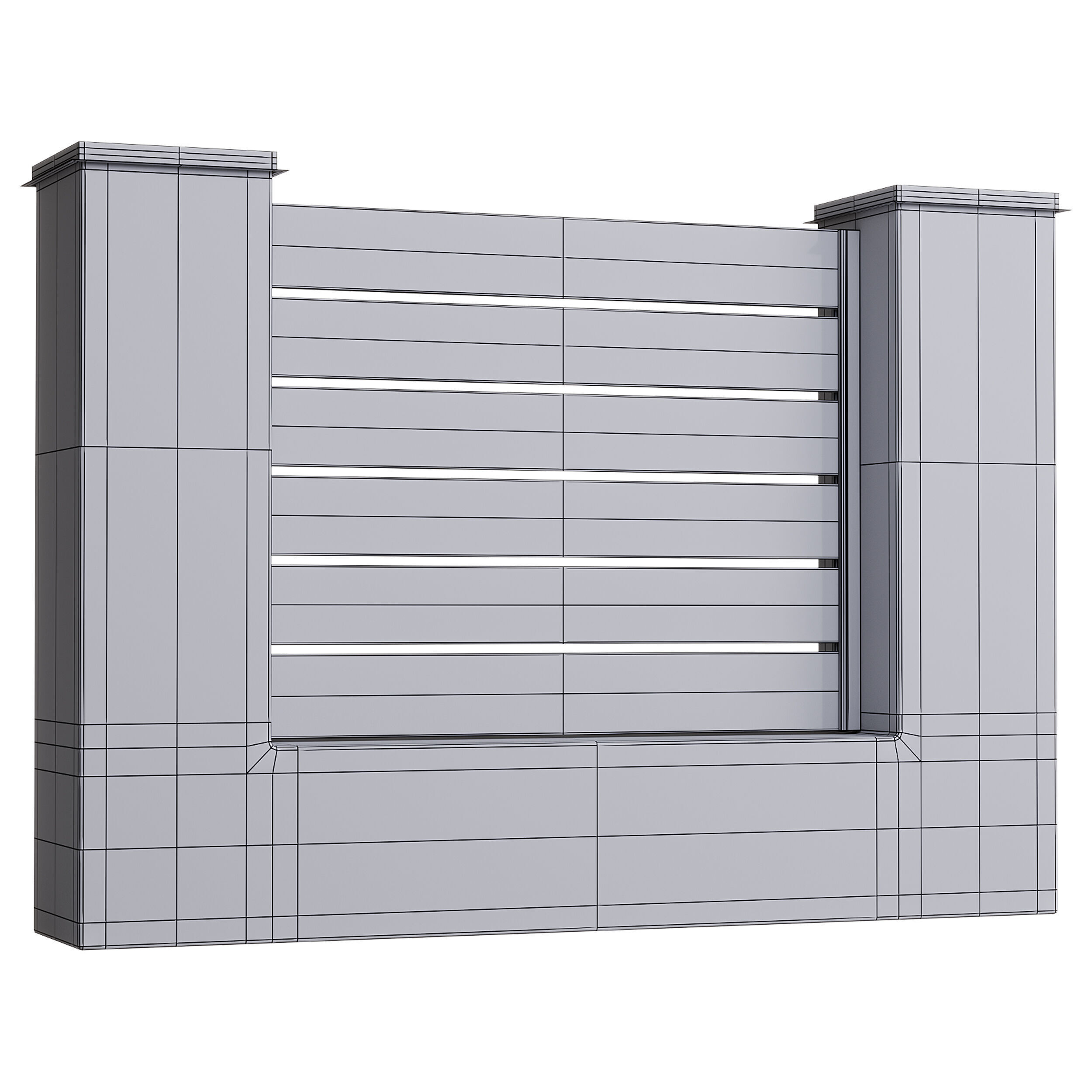 Fencing 43 3D model_14