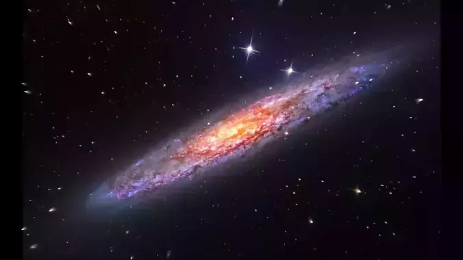Sculptor Galaxy 3D model