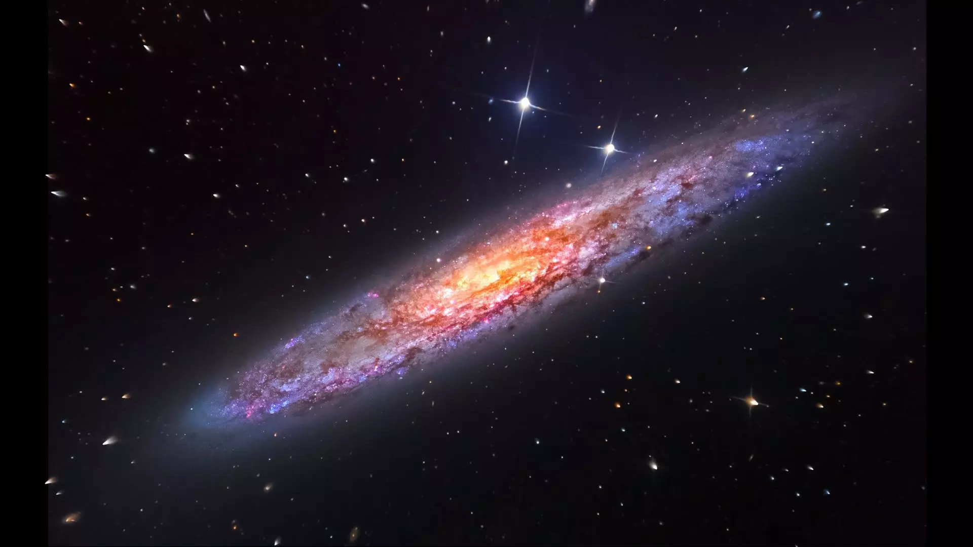 Sculptor Galaxy 3D model