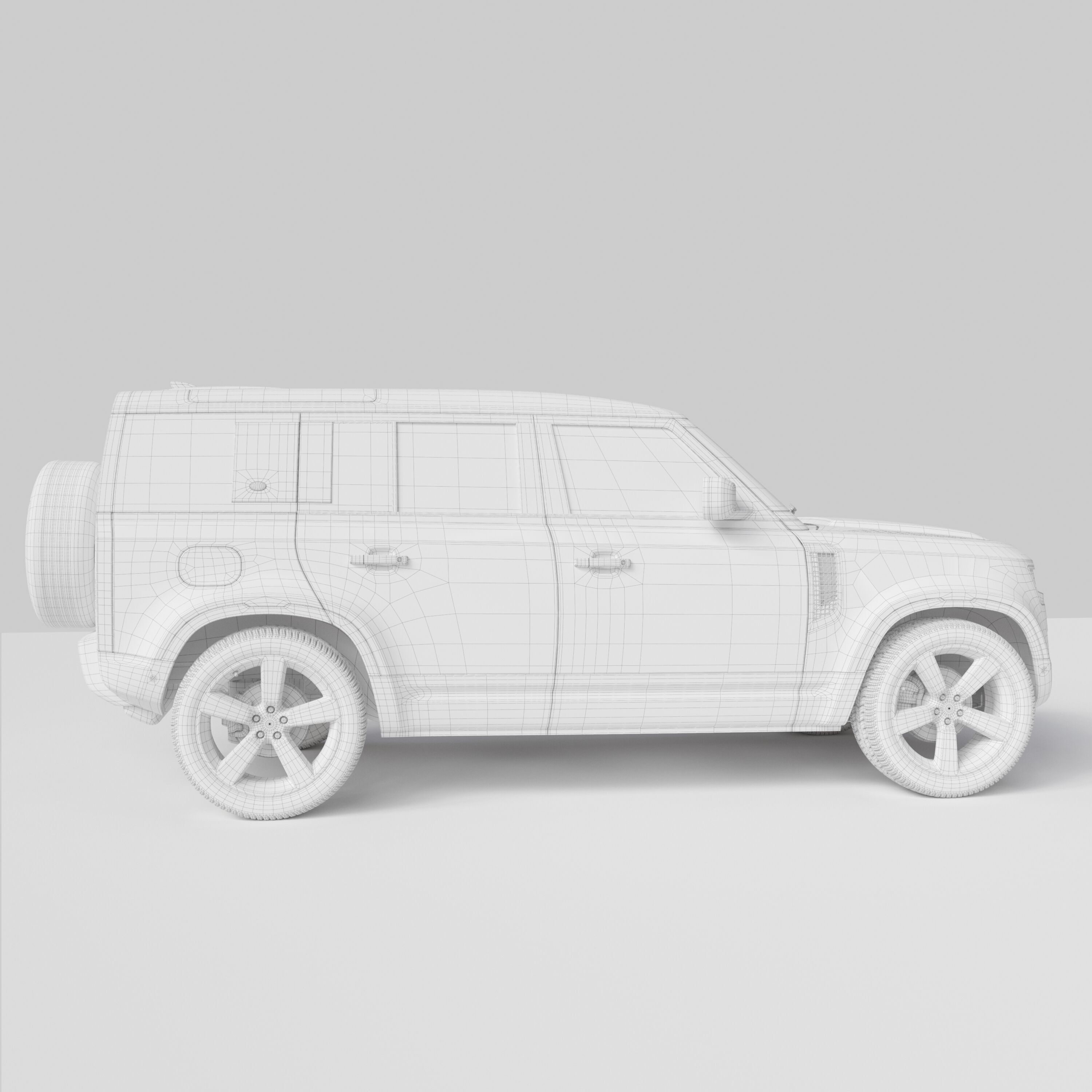 Land Rover Defender2025 3D model_7
