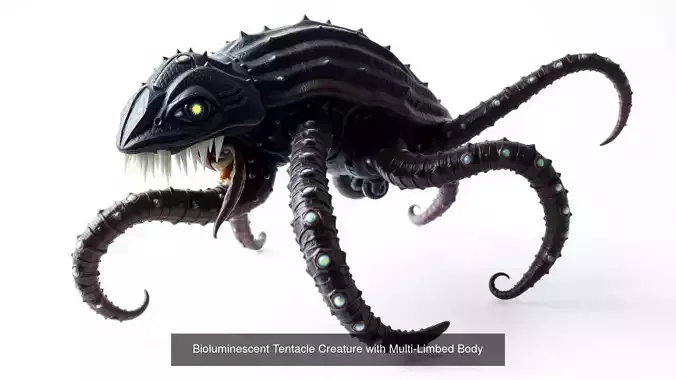 Fantasy and Cybernetic Beast-Like Monsters Pack 3D Model Collection
