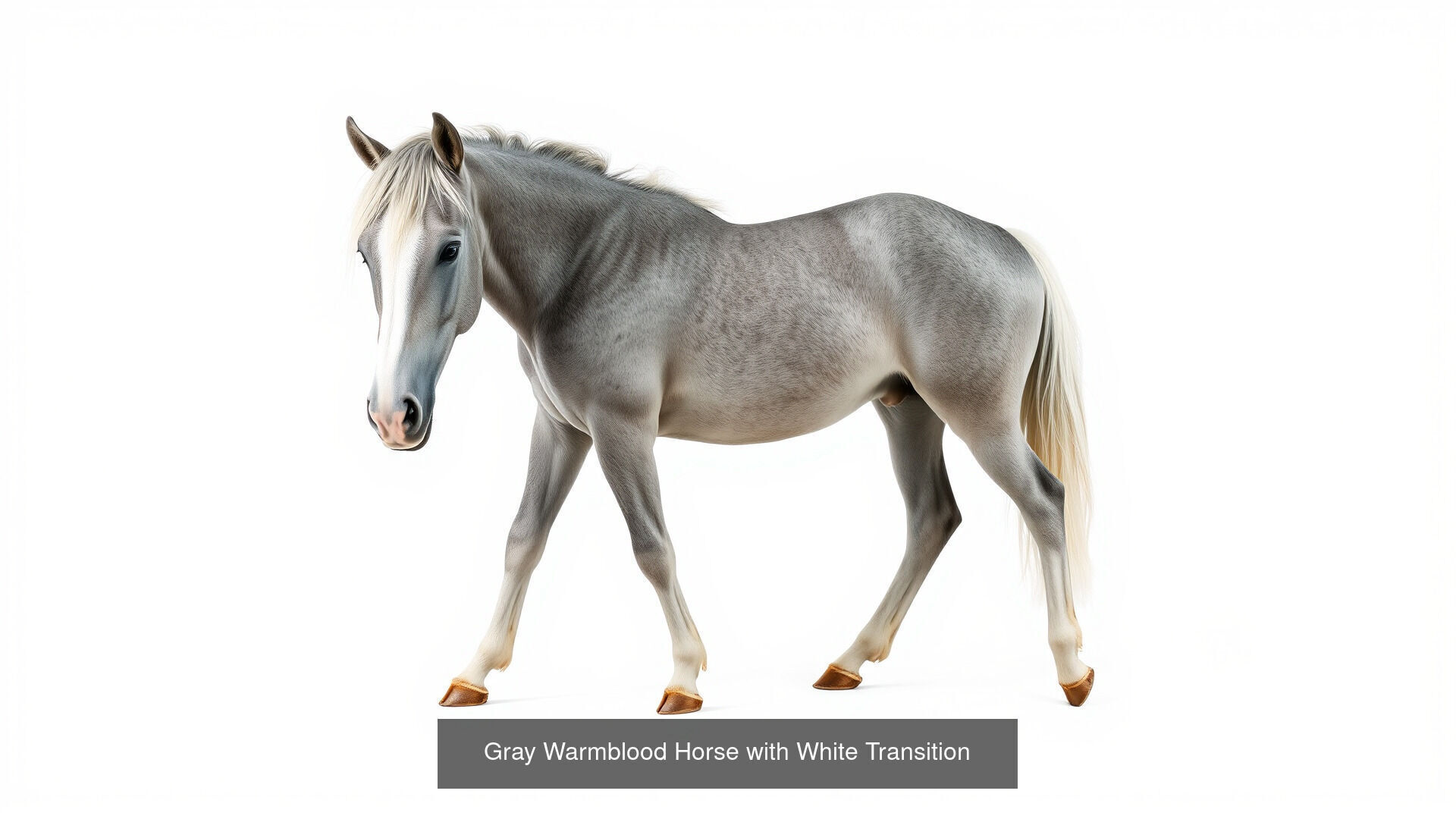 Horses of Different Breeds Pack 3D Model Collection_14