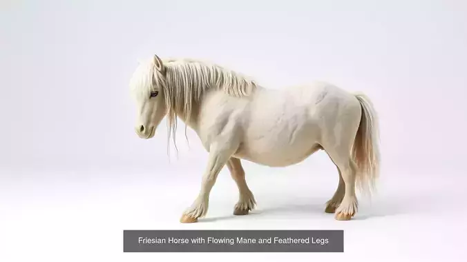 Horses of Different Breeds Pack 3D Model Collection