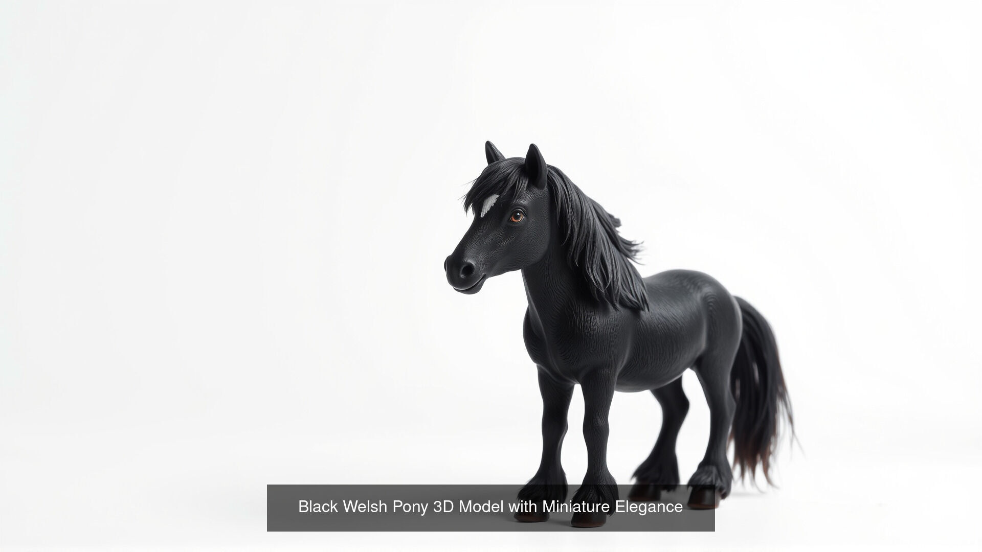 Horses of Different Breeds Pack 3D Model Collection_5