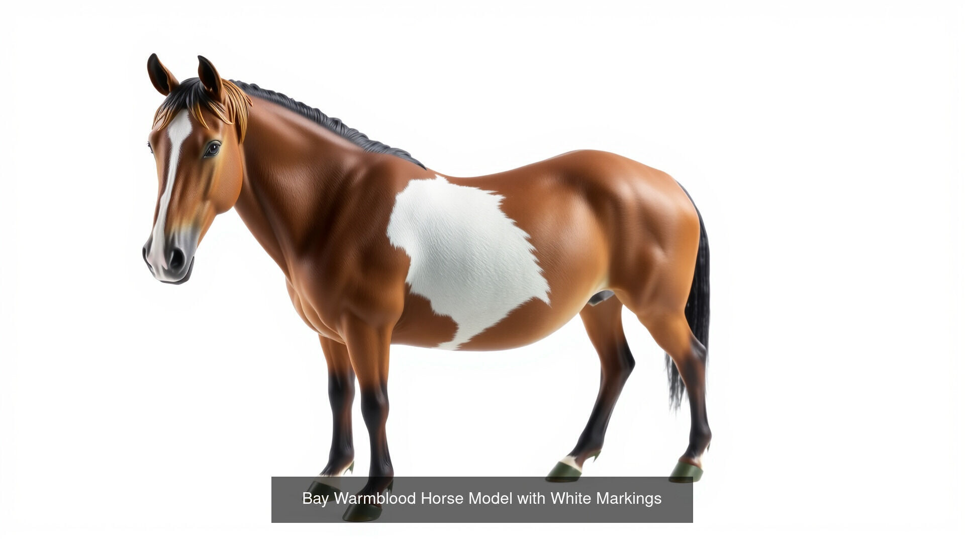 Horses of Different Breeds Pack 3D Model Collection_13