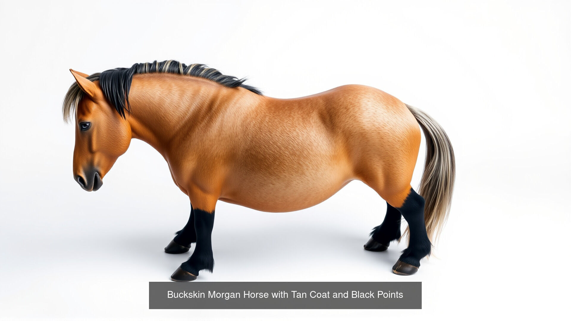 Horses of Different Breeds Pack 3D Model Collection_10