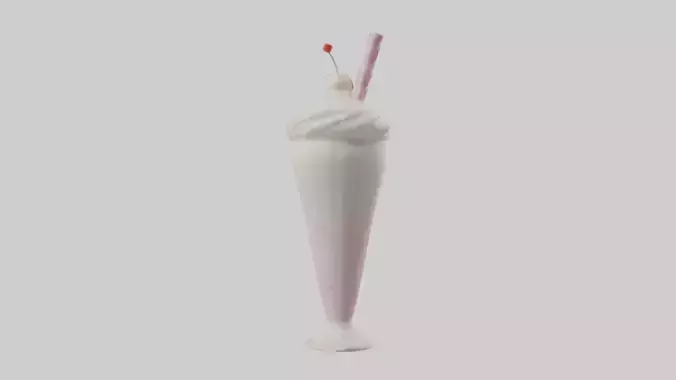 Cartoon Milkshake Model