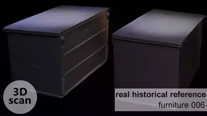 Furniture 006 - historical chest
