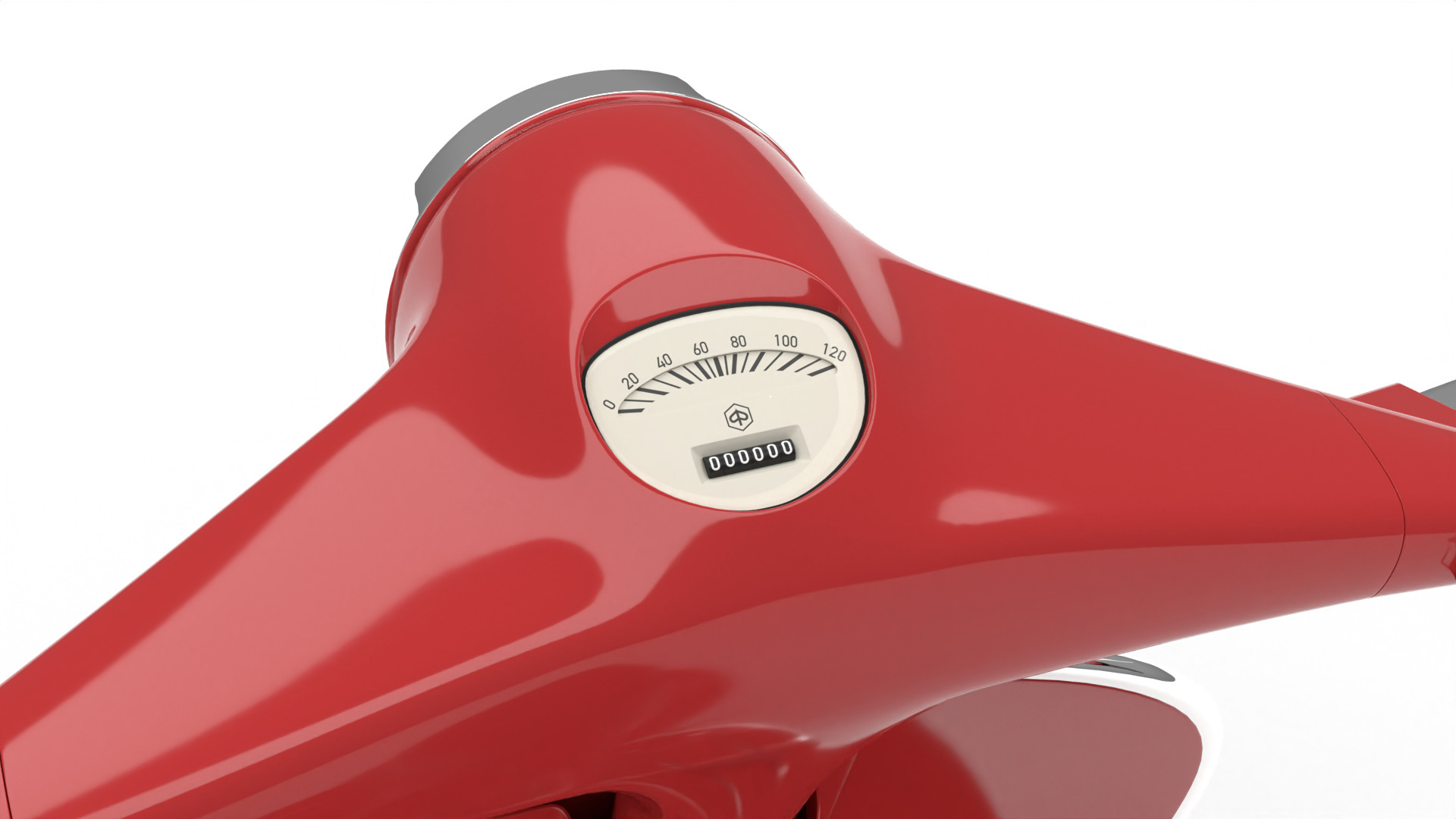 Vespa 125 1967 3d model 3D model_20