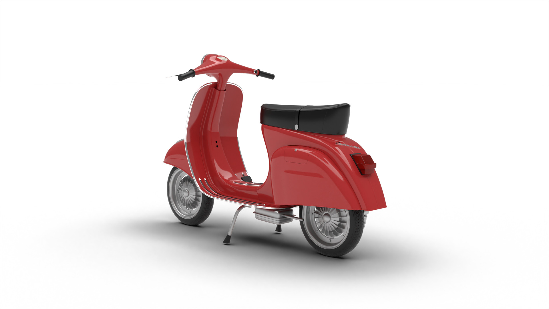 Vespa 125 1967 3d model 3D model_1