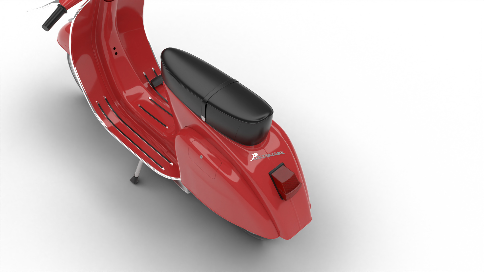 Vespa 125 1967 3d model 3D model_9