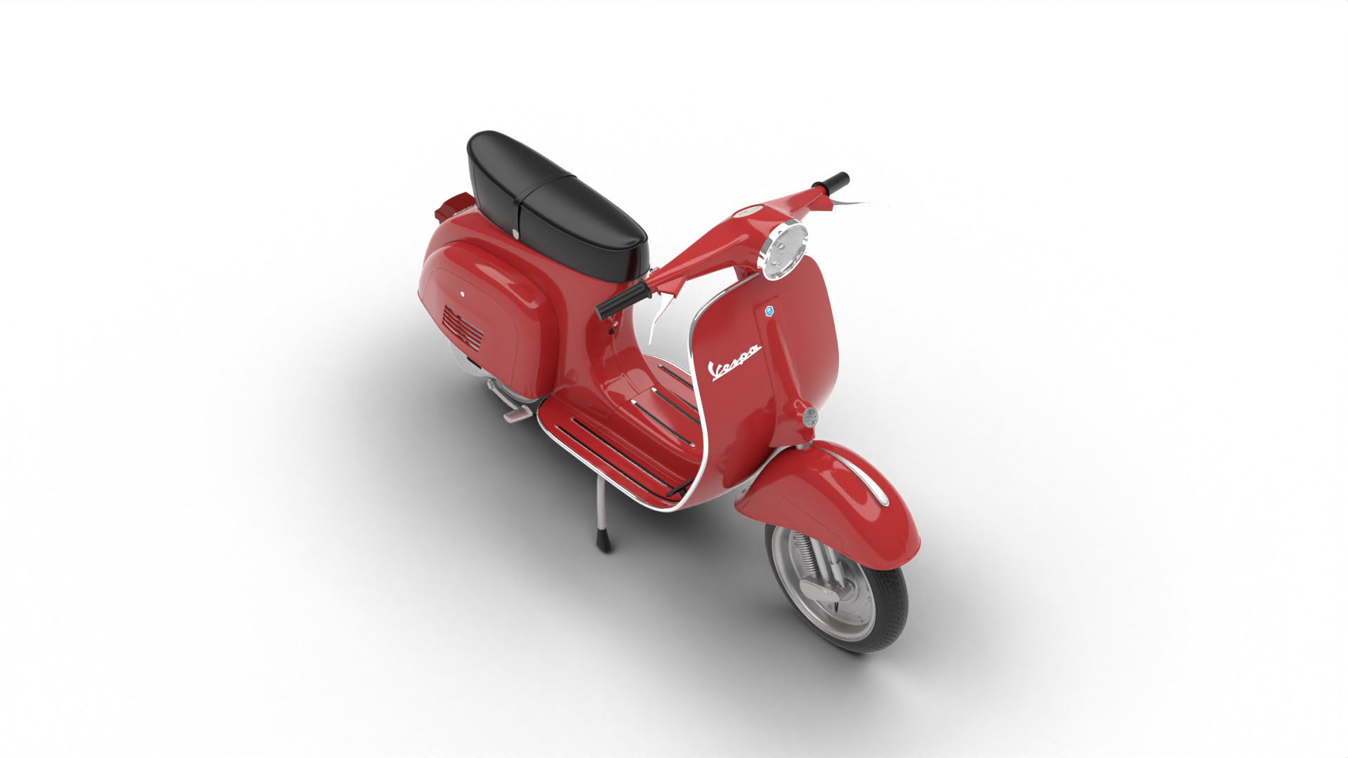 Vespa 125 1967 3d model 3D model_8