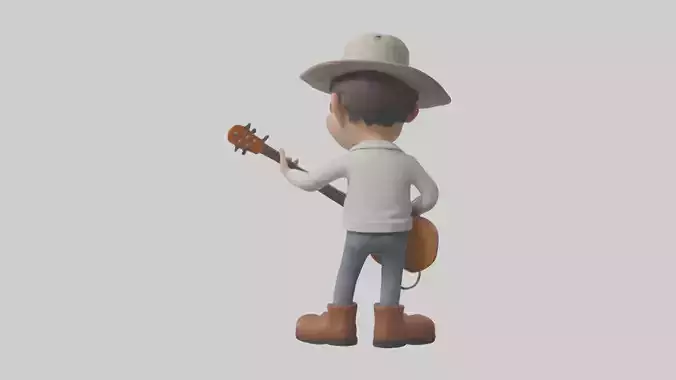 Cartoon Musician model