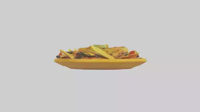 Cartoon Nachos model 3D model