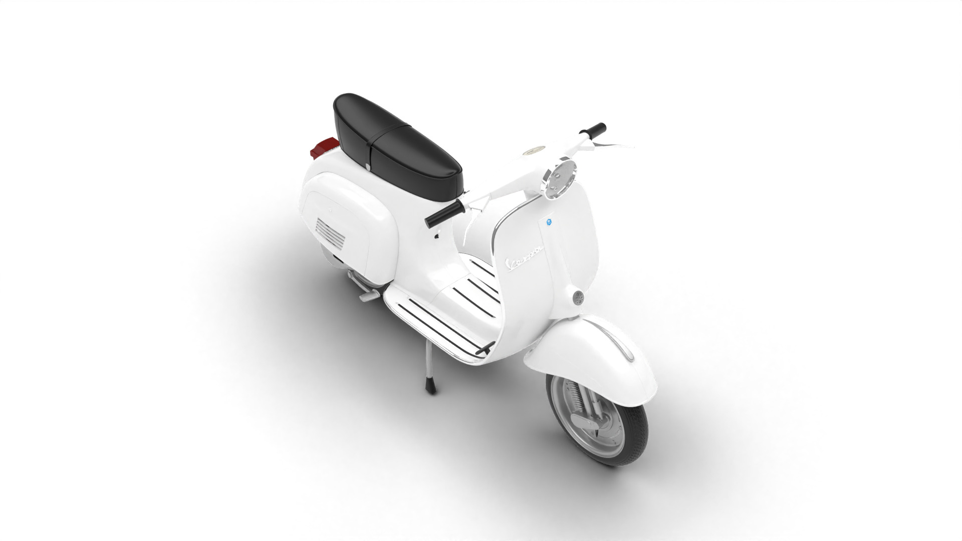 Vespa 125 1967 3d model 3D model_8