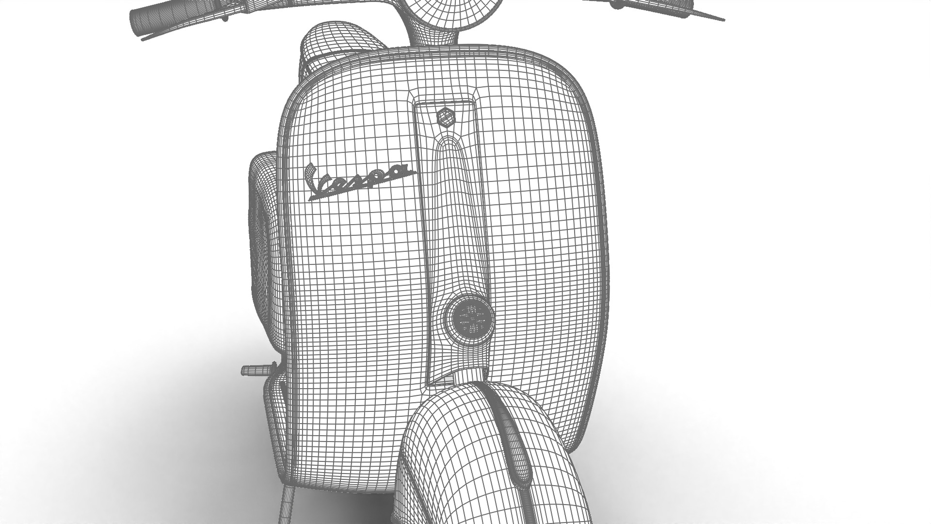 Vespa 125 1967 3d model 3D model_31