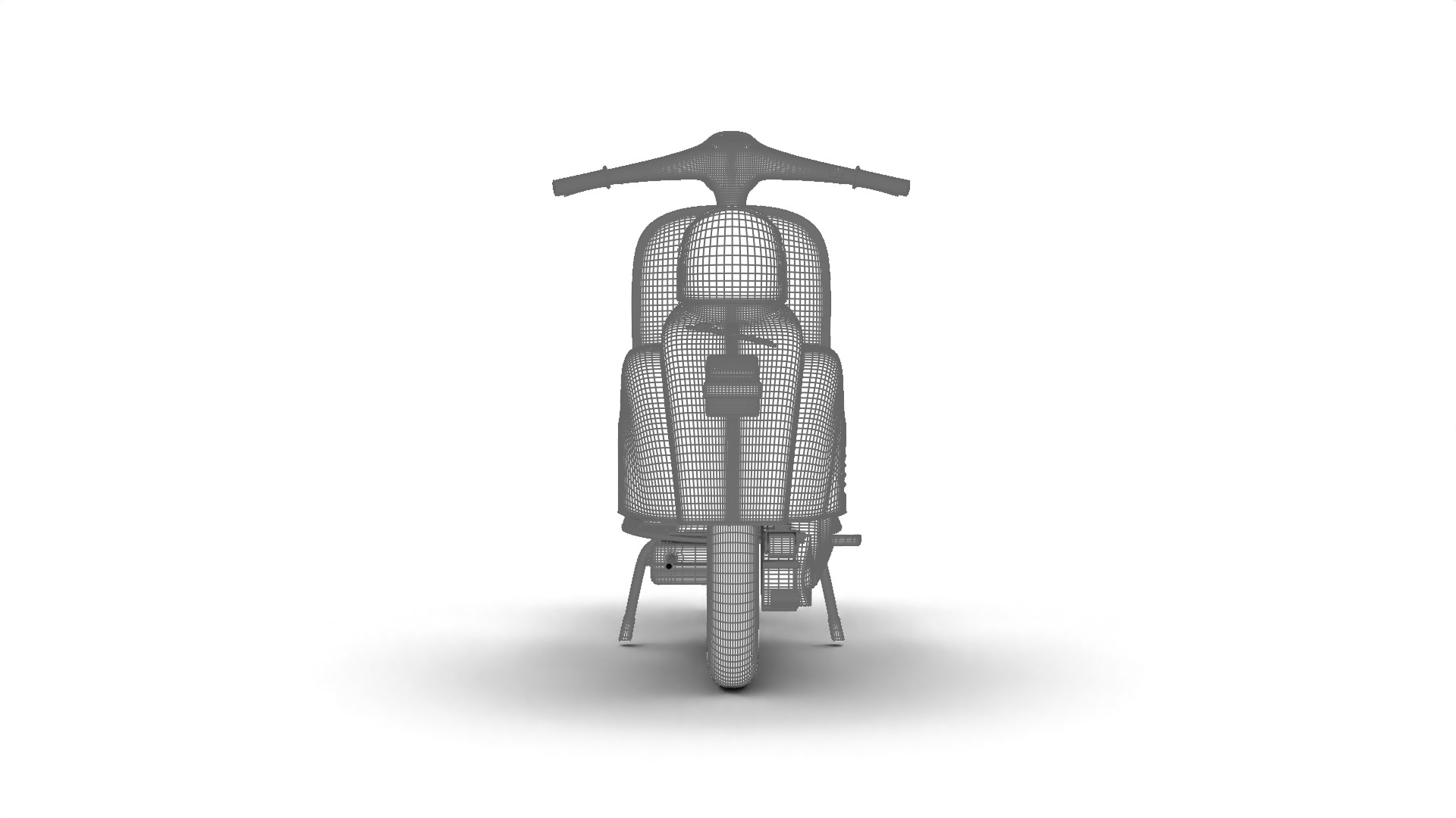 Vespa 125 1967 3d model 3D model_36