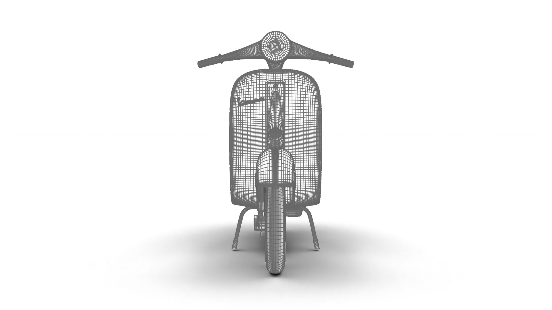 Vespa 125 1967 3d model 3D model_37