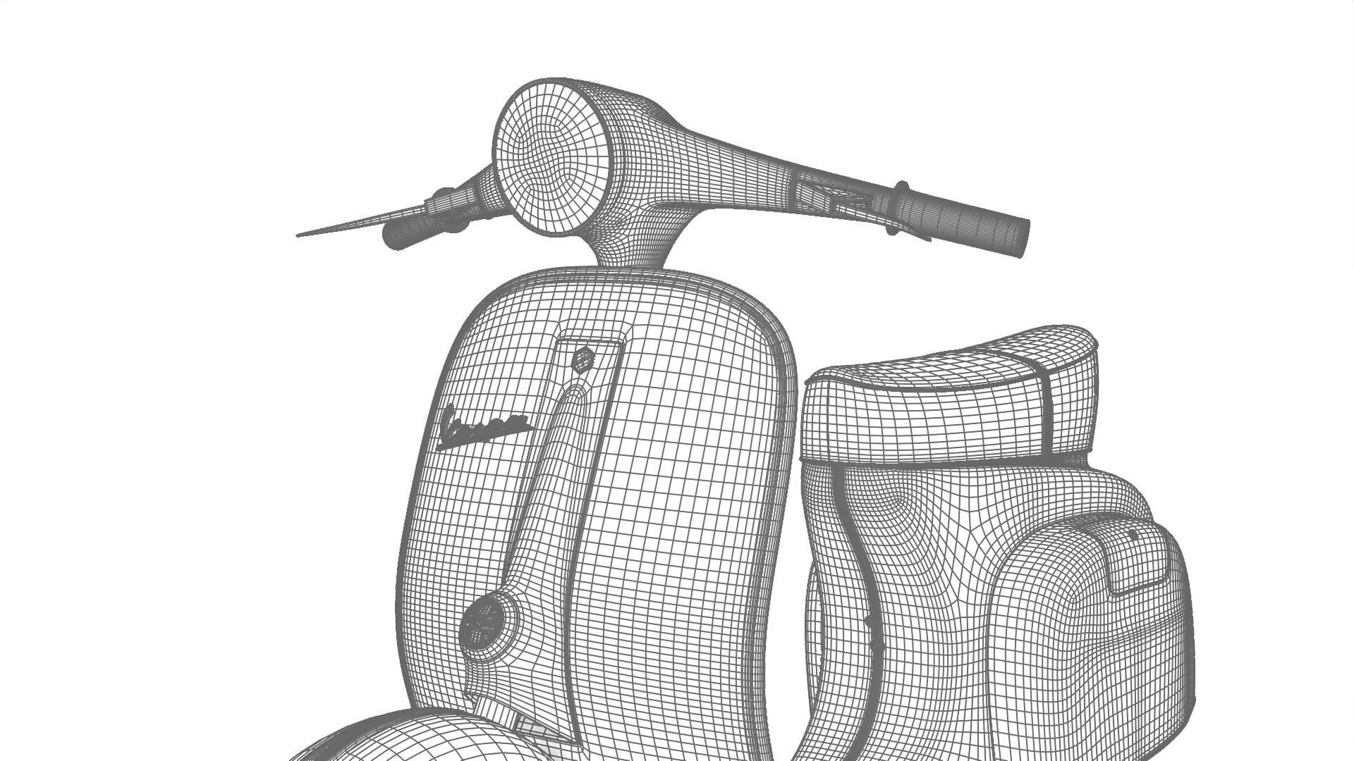 Vespa 125 1967 3d model 3D model_29