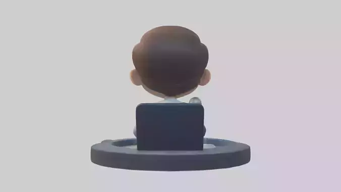 Cartoon News Anchor model