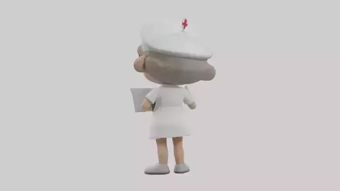 Cartoon Nurse Assistant model