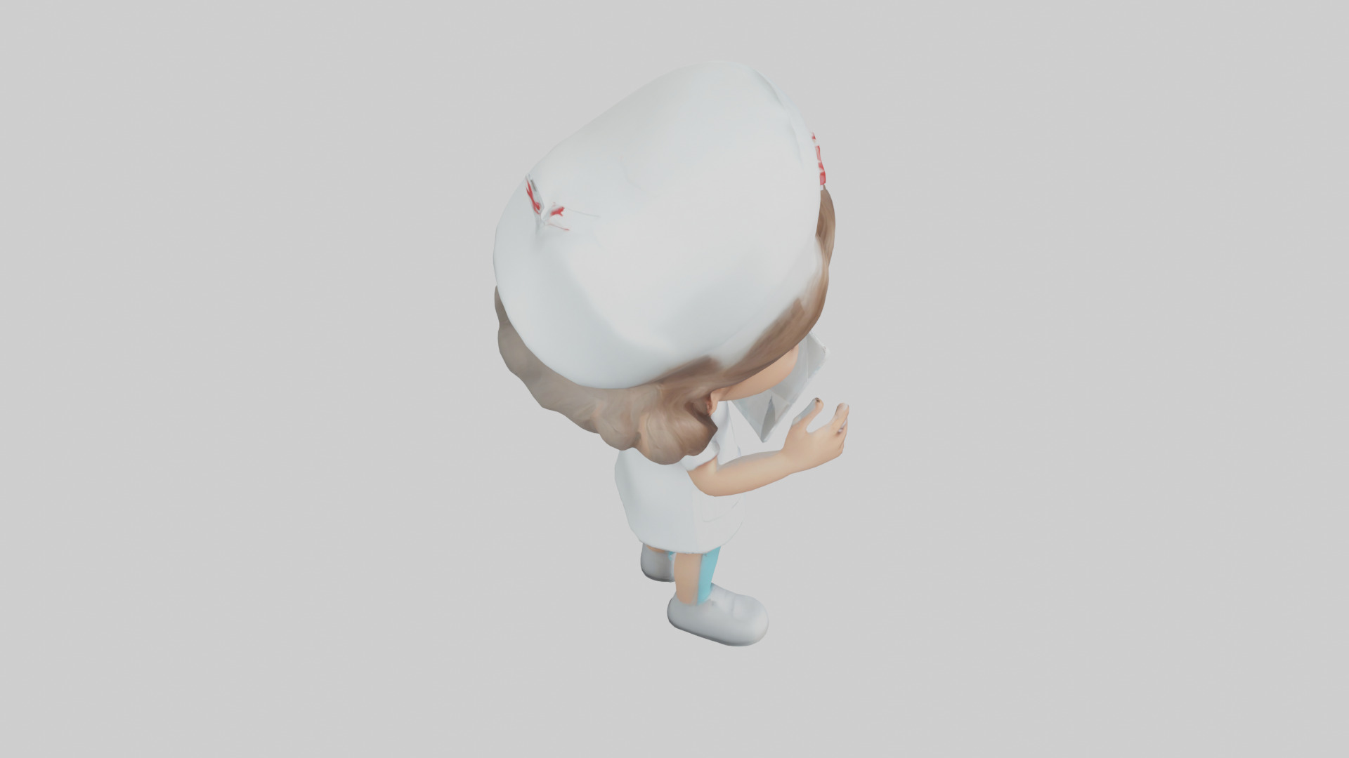 Cartoon Nurse Assistant model 3D model_18