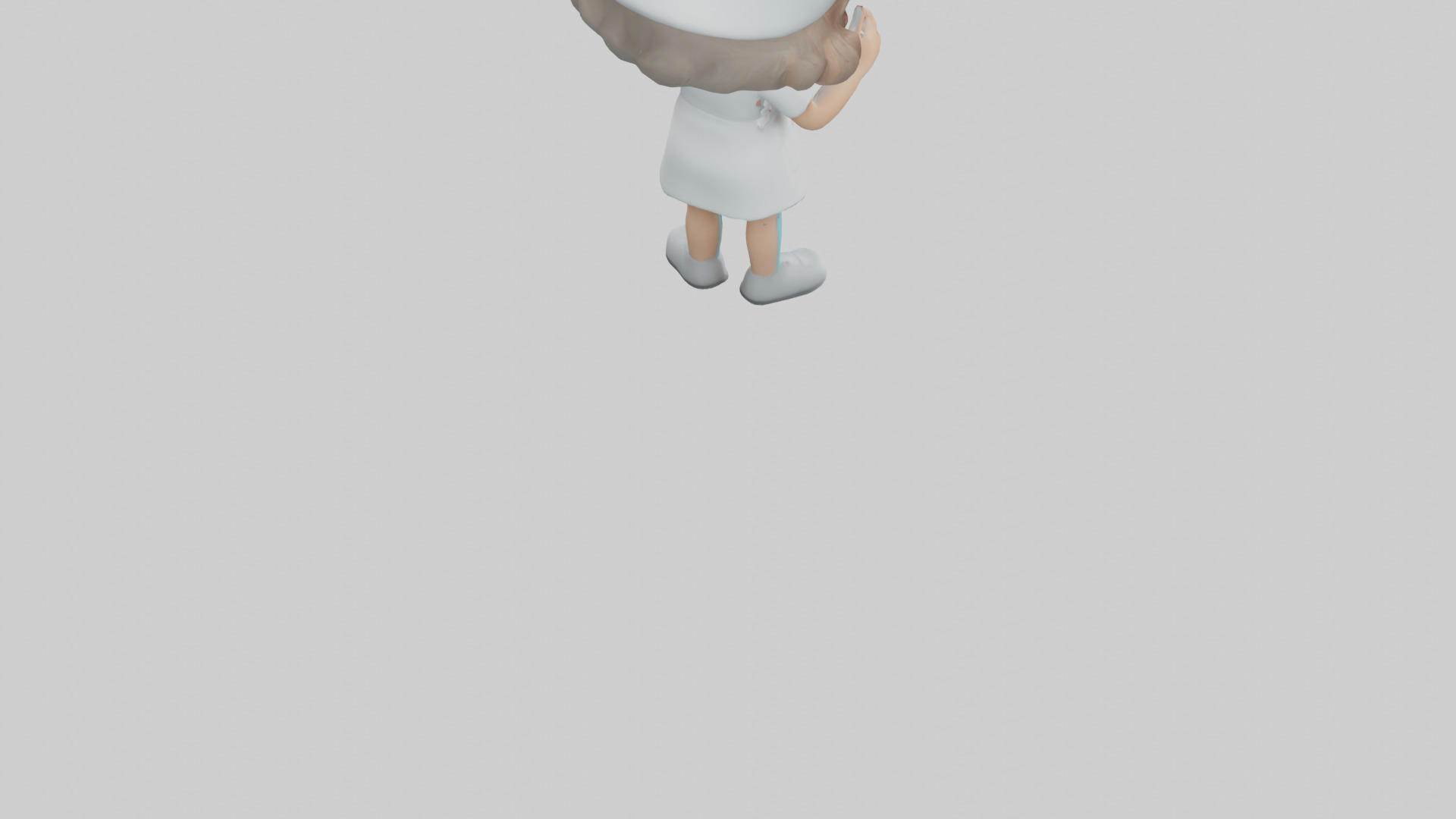 Cartoon Nurse Assistant model 3D model_4