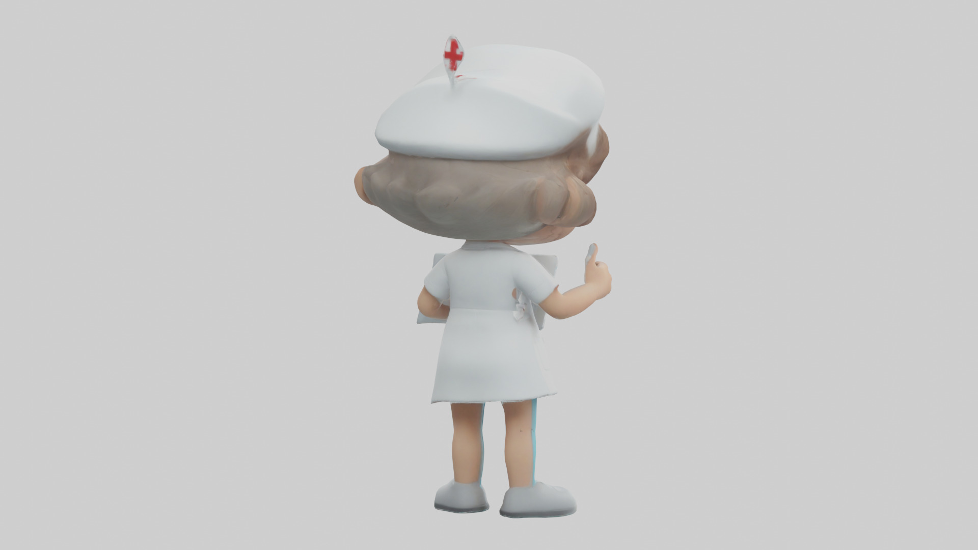 Cartoon Nurse Assistant model 3D model_2