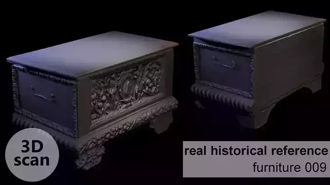 Furniture 009 - historical chest